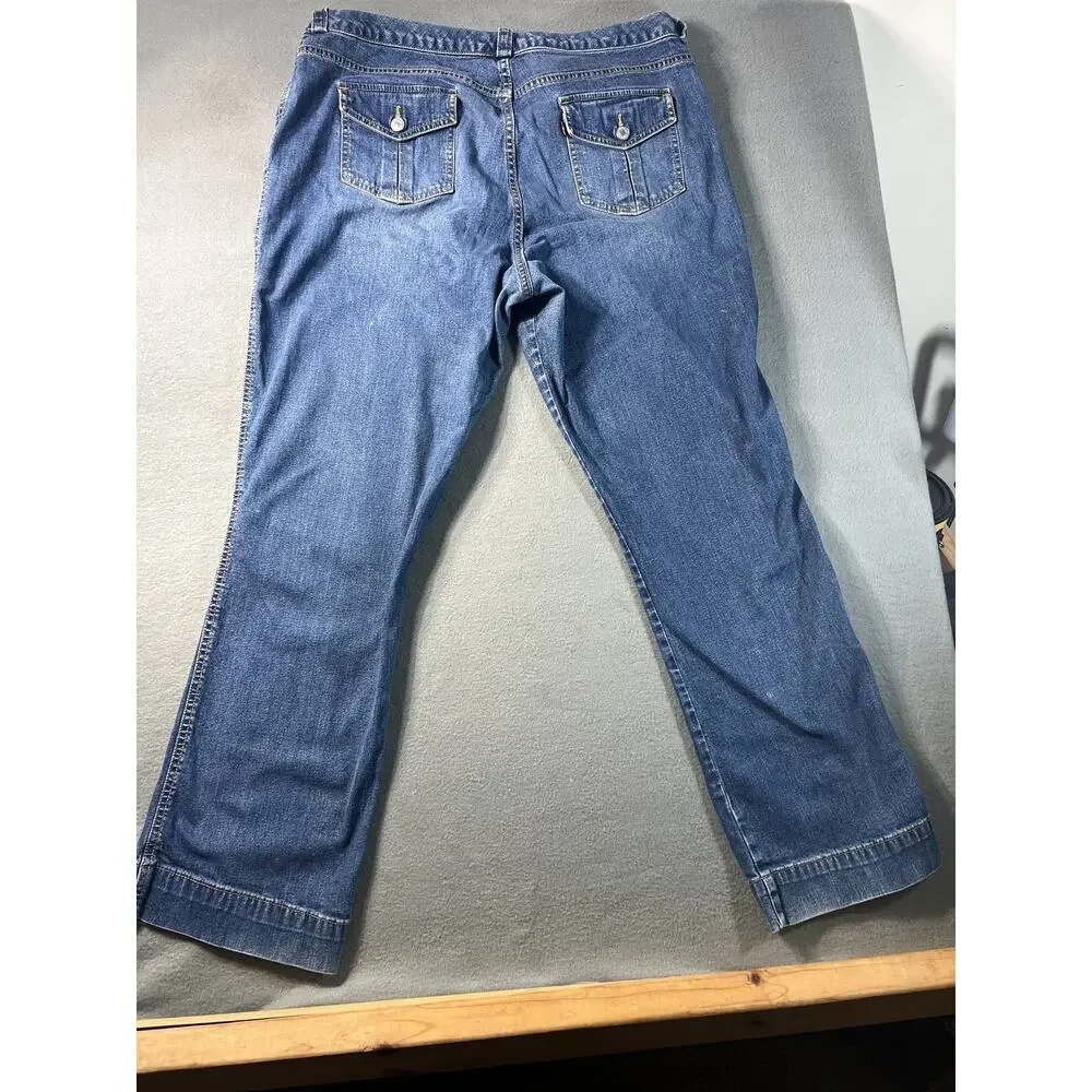 Levi's Vintage Wide Leg Ice Blue Jeans Women Size 20M Boot Cut